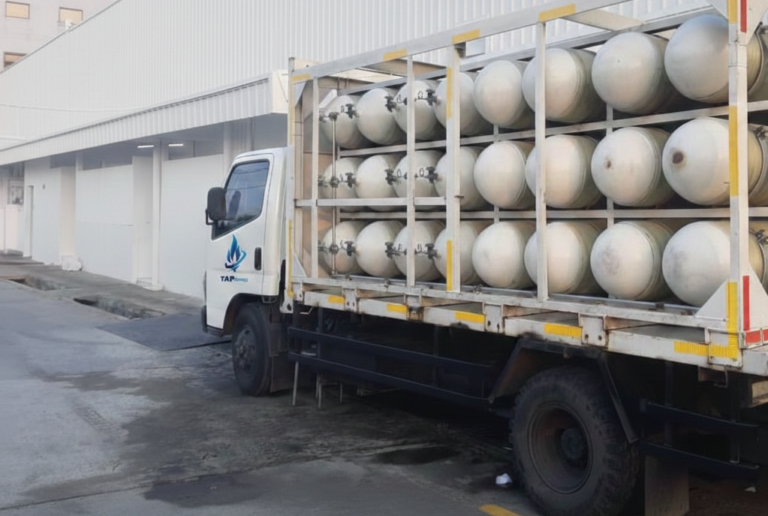 Fasilitas industri CNG TAP Energi