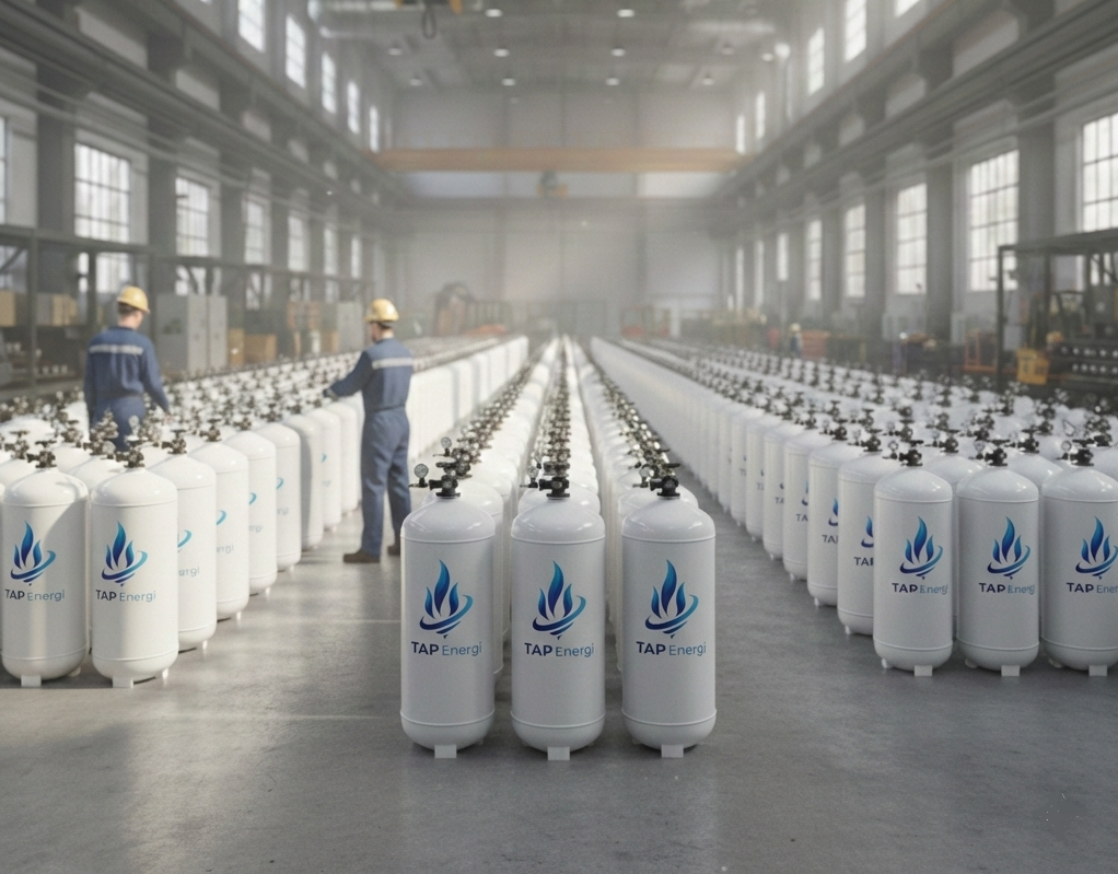 Armada pengiriman CNG TAP Energi